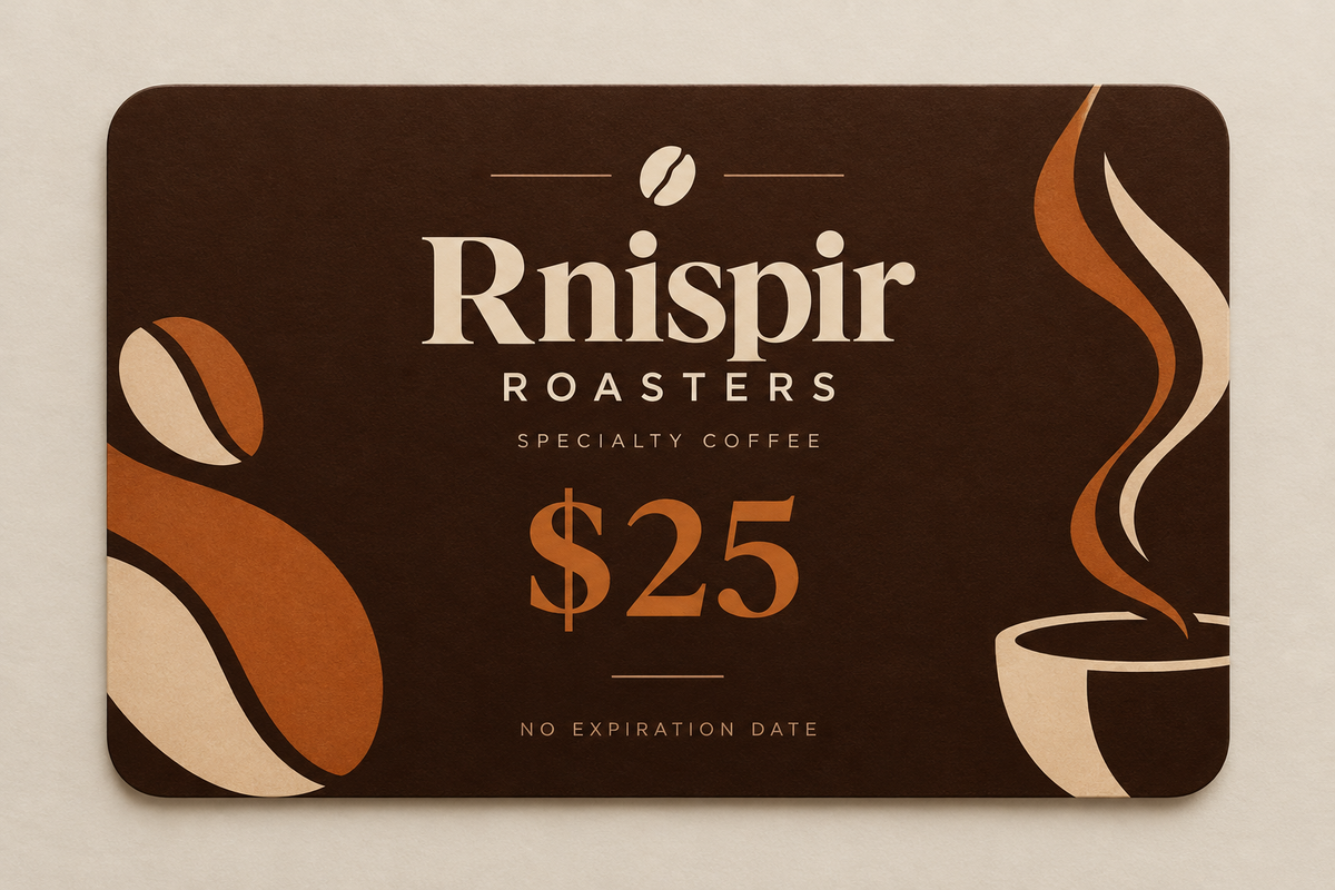 Rnispir Roaster Gift Card